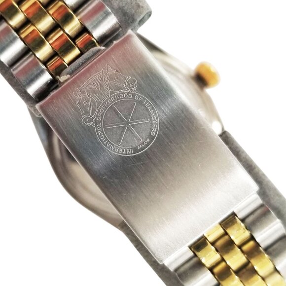 Vintage AFL-CIO International Brotherhood of Teamsters Watch w/Crystal Chips - Picture 4 of 13